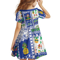 Northern Mariana Islands Christmas Family Matching Mermaid Dress and Hawaiian Shirt Festive Beach Vibes - Polynesian Pride