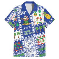 Northern Mariana Islands Christmas Family Matching Mermaid Dress and Hawaiian Shirt Festive Beach Vibes - Polynesian Pride