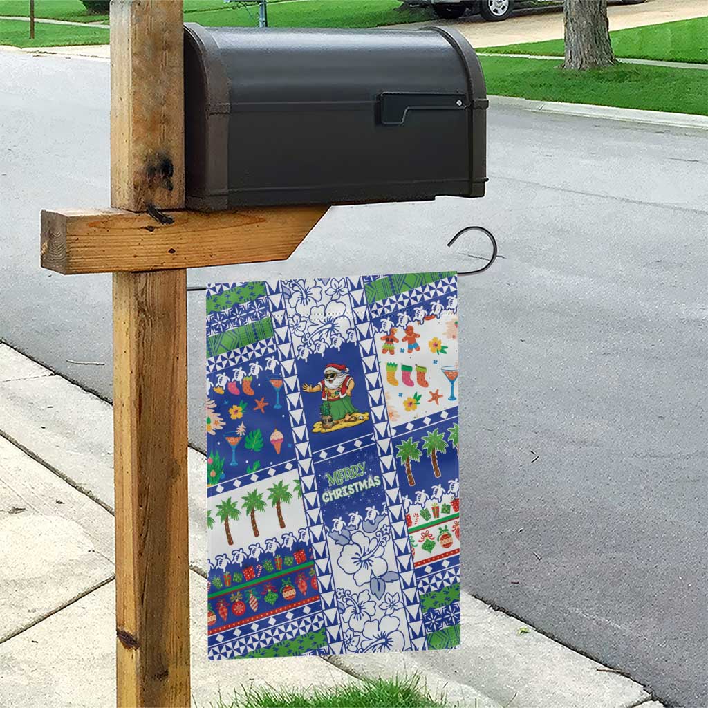 Northern Mariana Islands Christmas Garden Flag Festive Beach Vibes - Polynesian Pride