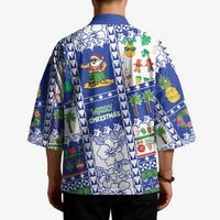 Northern Mariana Islands Christmas Kimono Festive Beach Vibes - Polynesian Pride