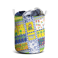 New Caledonia Christmas Laundry Basket Festive Beach Vibes - Polynesian Pride