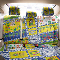 New Caledonia Christmas Back Car Seat Cover Festive Beach Vibes - Polynesian Pride