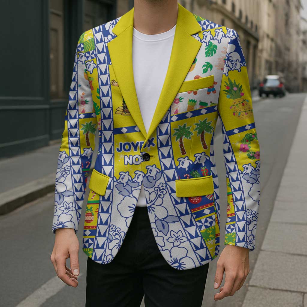 New Caledonia Christmas Blazer Festive Beach Vibes - Polynesian Pride
