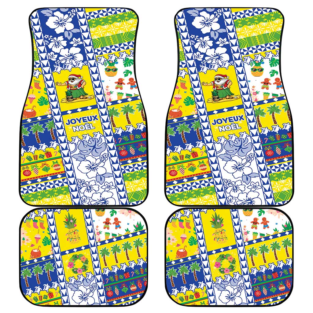 New Caledonia Christmas Car Mats Festive Beach Vibes - Polynesian Pride