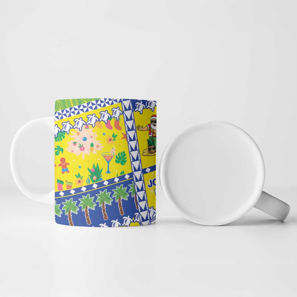New Caledonia Christmas Ceramic Mug Festive Beach Vibes - Polynesian Pride