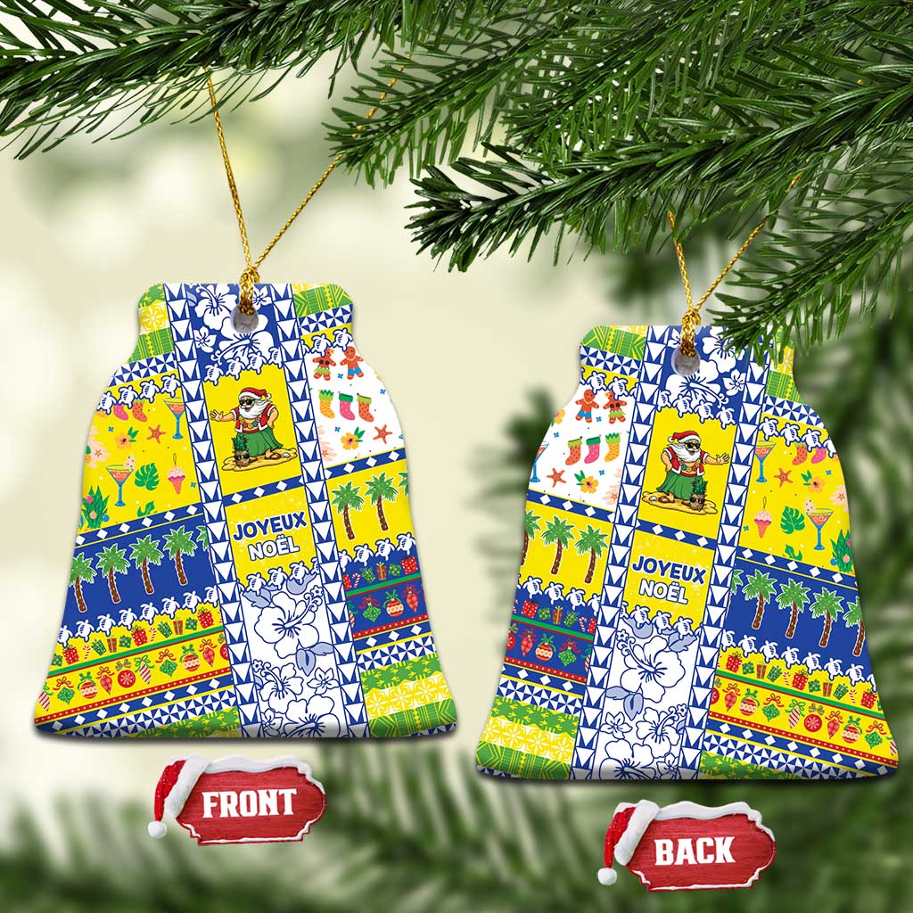 New Caledonia Christmas Ceramic Ornament Festive Beach Vibes - Polynesian Pride