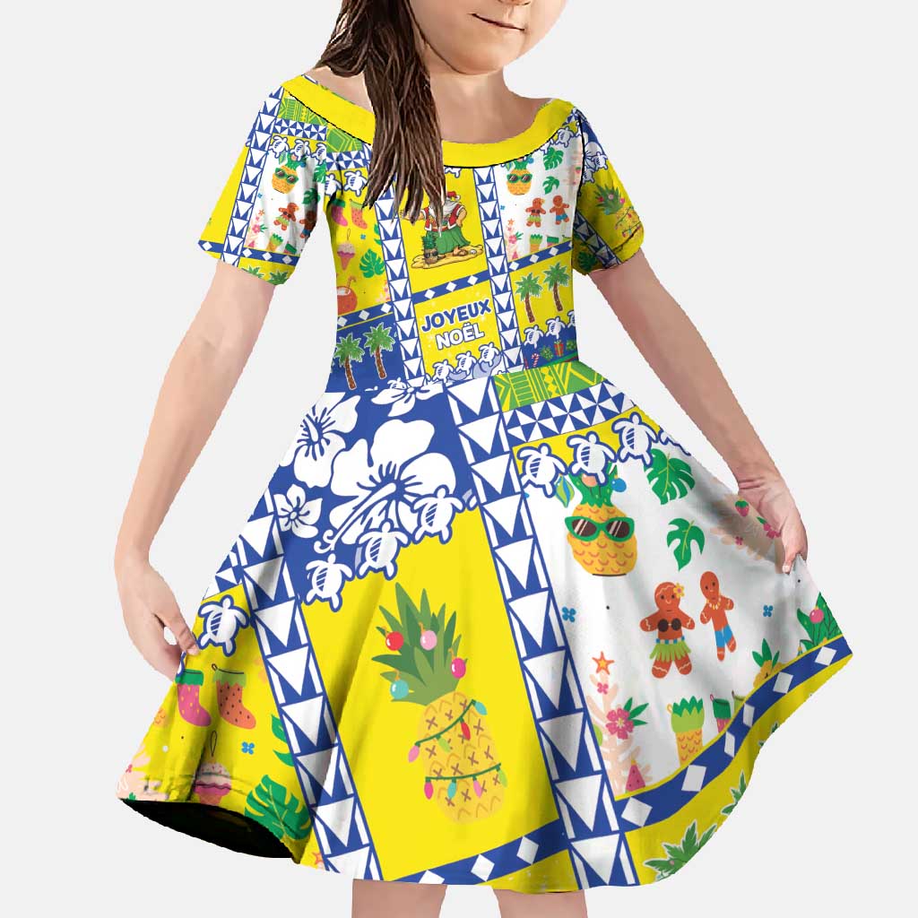 New Caledonia Christmas Family Matching Long Sleeve Bodycon Dress and Hawaiian Shirt Festive Beach Vibes - Polynesian Pride