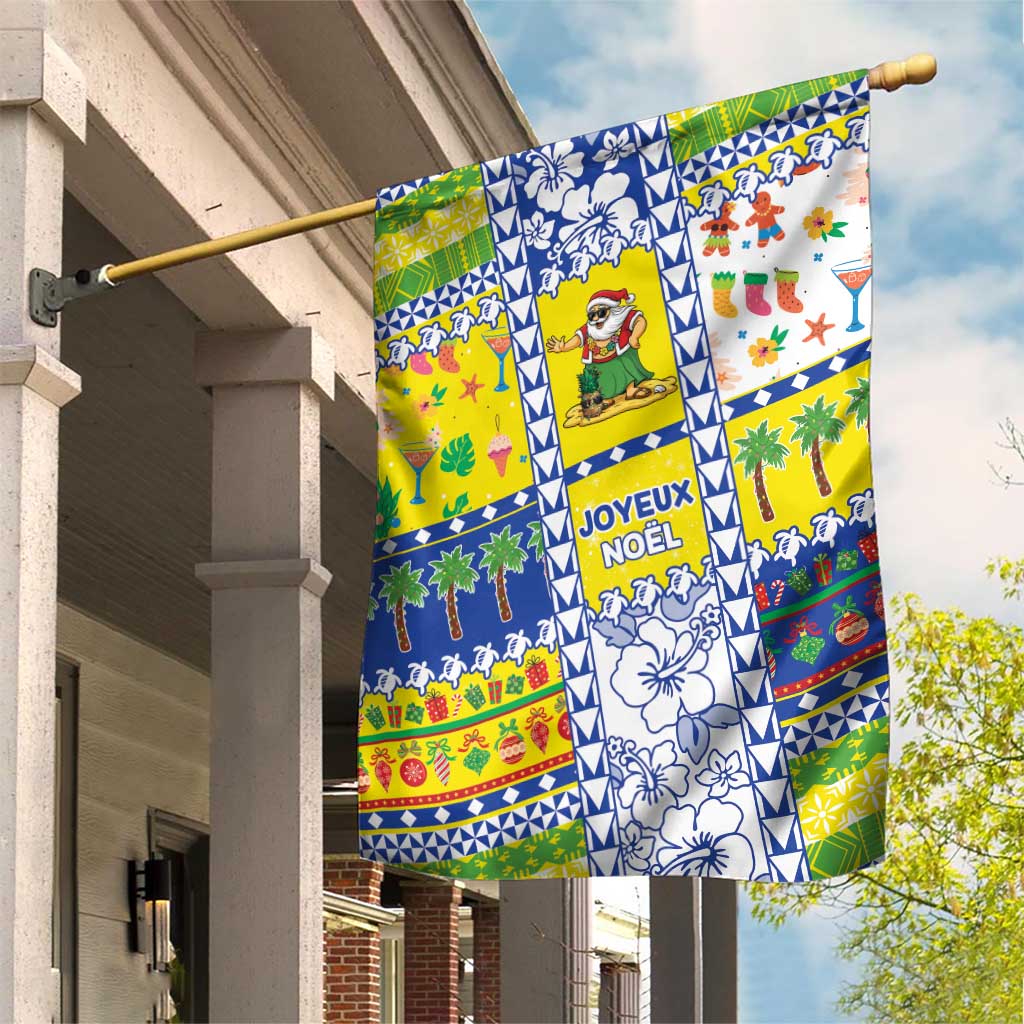 New Caledonia Christmas Garden Flag Festive Beach Vibes - Polynesian Pride