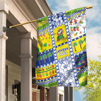New Caledonia Christmas Garden Flag Festive Beach Vibes - Polynesian Pride