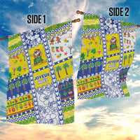 New Caledonia Christmas Garden Flag Festive Beach Vibes - Polynesian Pride
