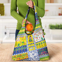 New Caledonia Christmas Grocery Bag Festive Beach Vibes - Polynesian Pride