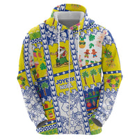 New Caledonia Christmas Hoodie Festive Beach Vibes - Polynesian Pride