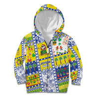 New Caledonia Christmas Kid Hoodie Festive Beach Vibes - Polynesian Pride