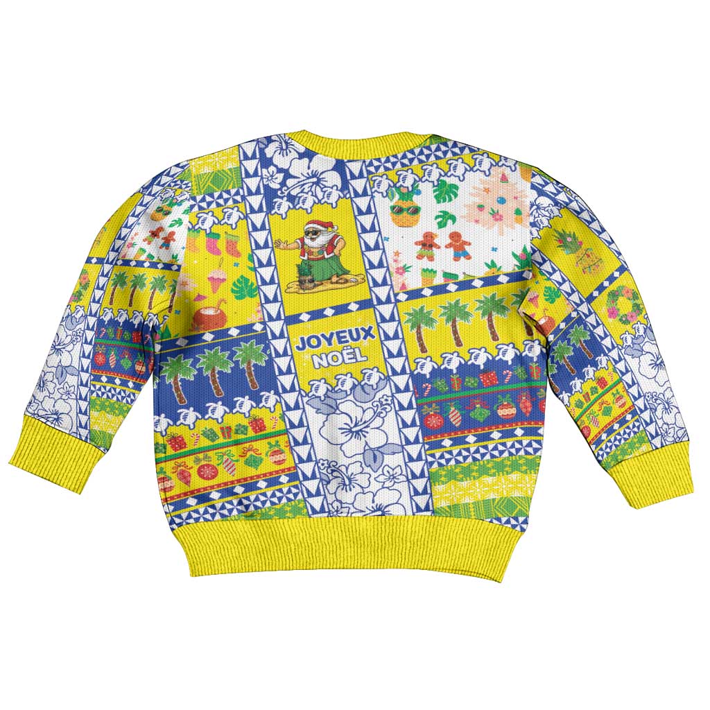New Caledonia Christmas Kid Ugly Christmas Sweater Festive Beach Vibes - Polynesian Pride