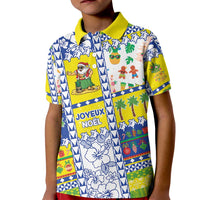 New Caledonia Christmas Kid Polo Shirt Festive Beach Vibes - Polynesian Pride