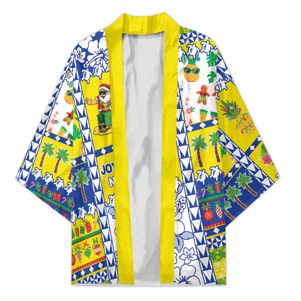 New Caledonia Christmas Kimono Festive Beach Vibes - Polynesian Pride