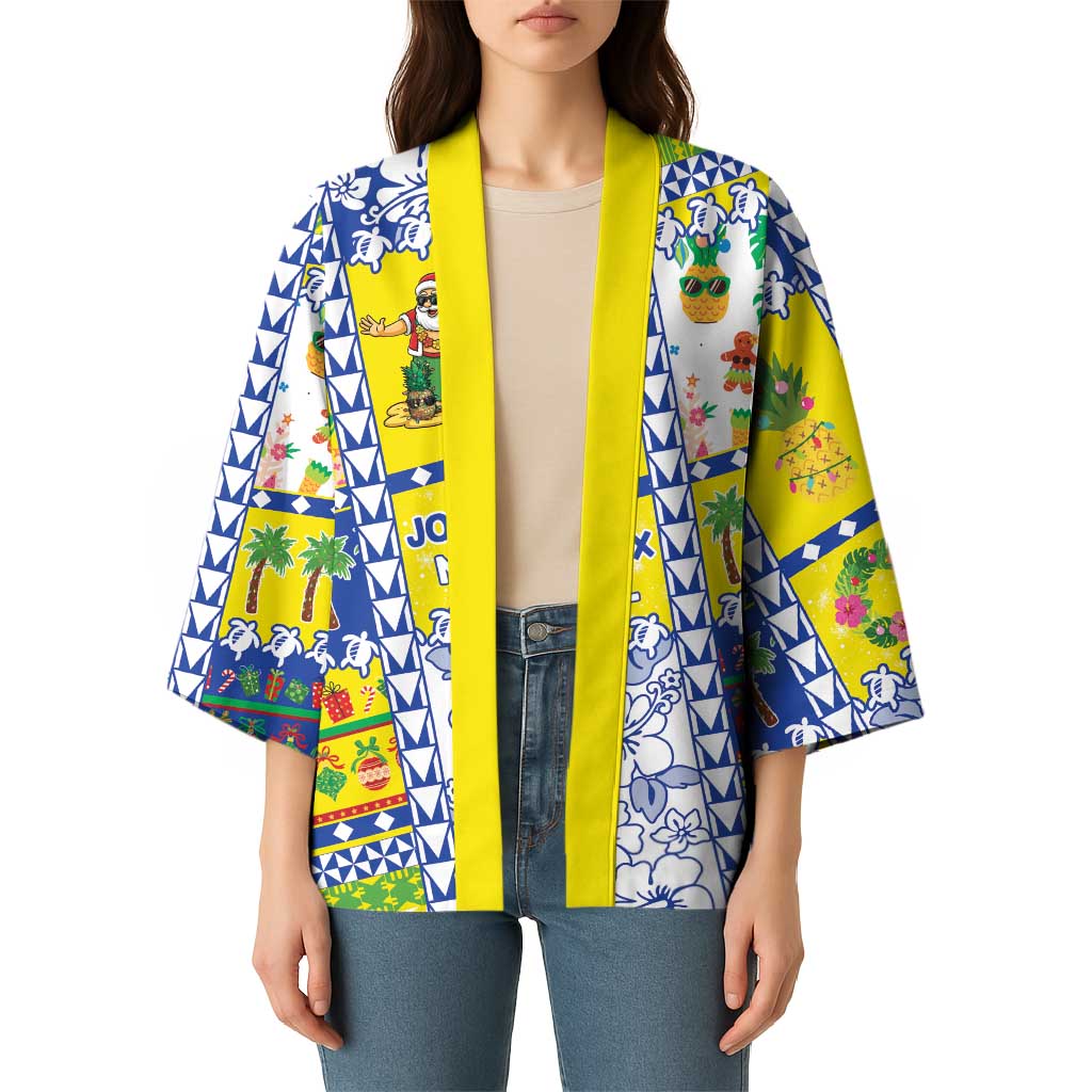 New Caledonia Christmas Kimono Festive Beach Vibes - Polynesian Pride