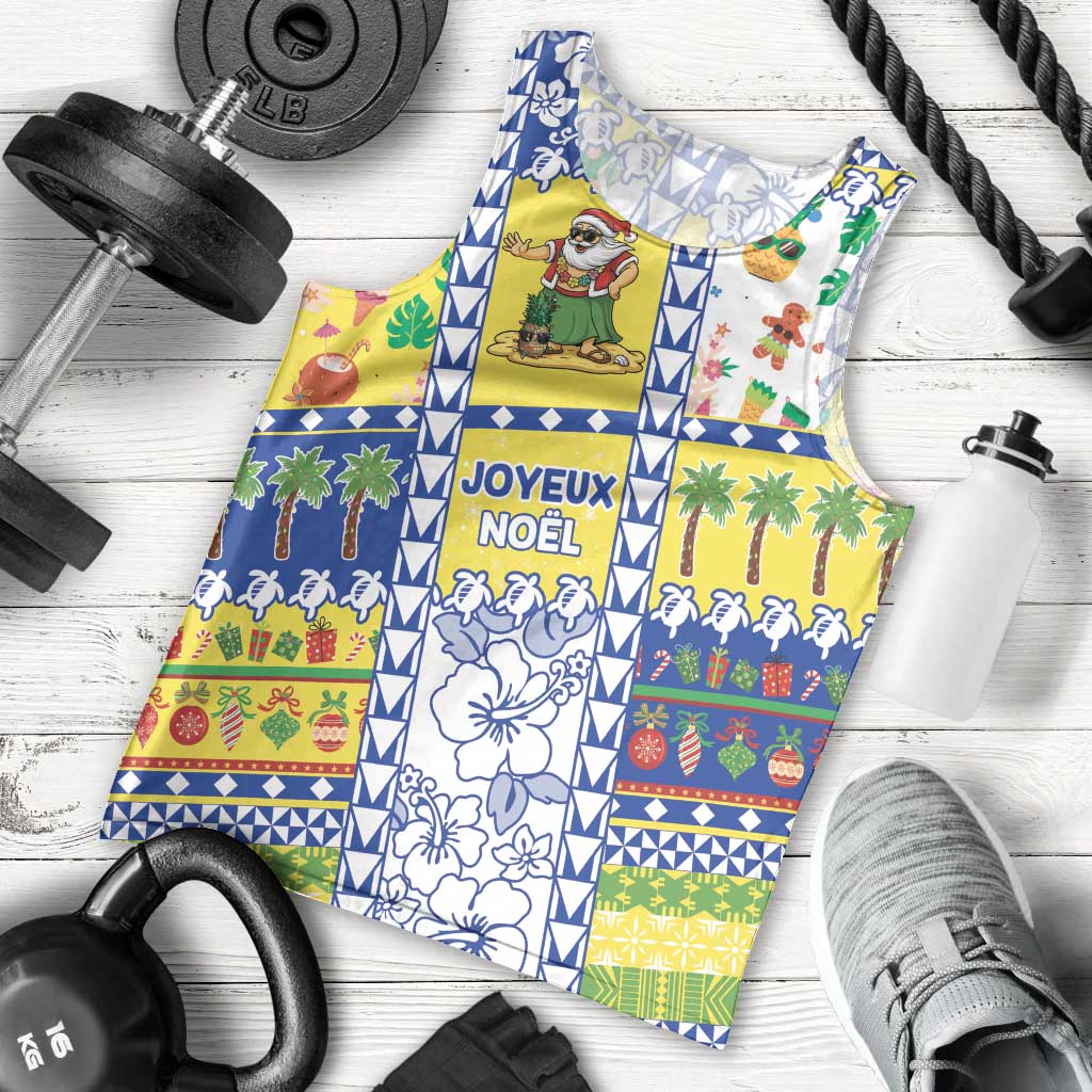 New Caledonia Christmas Men Tank Top Festive Beach Vibes - Polynesian Pride
