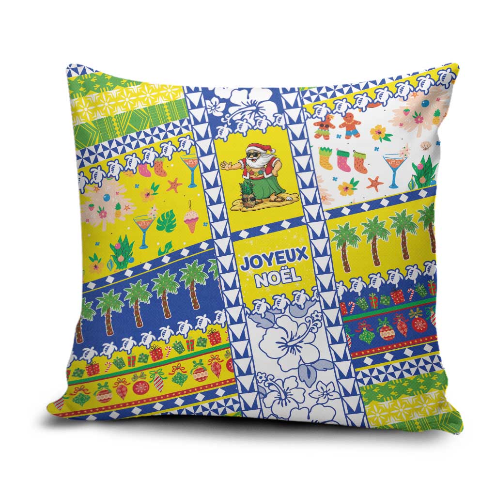 New Caledonia Christmas Pillow Cover Festive Beach Vibes - Polynesian Pride