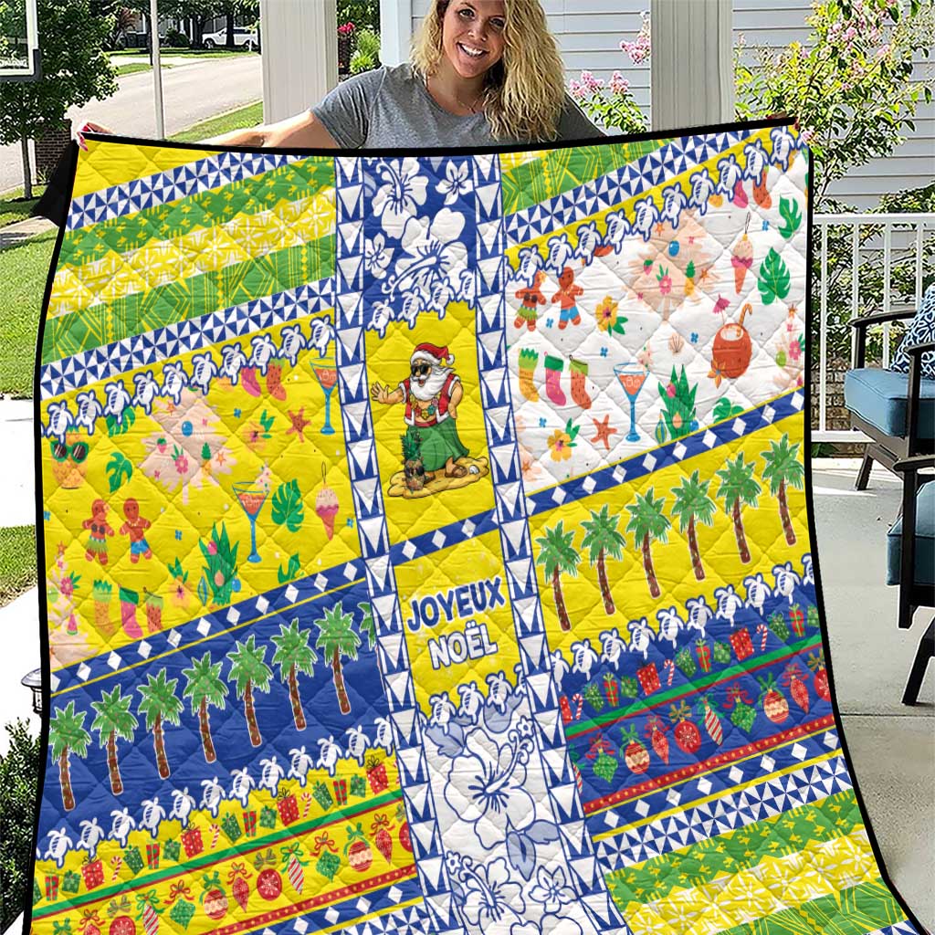 New Caledonia Christmas Quilt Festive Beach Vibes - Polynesian Pride