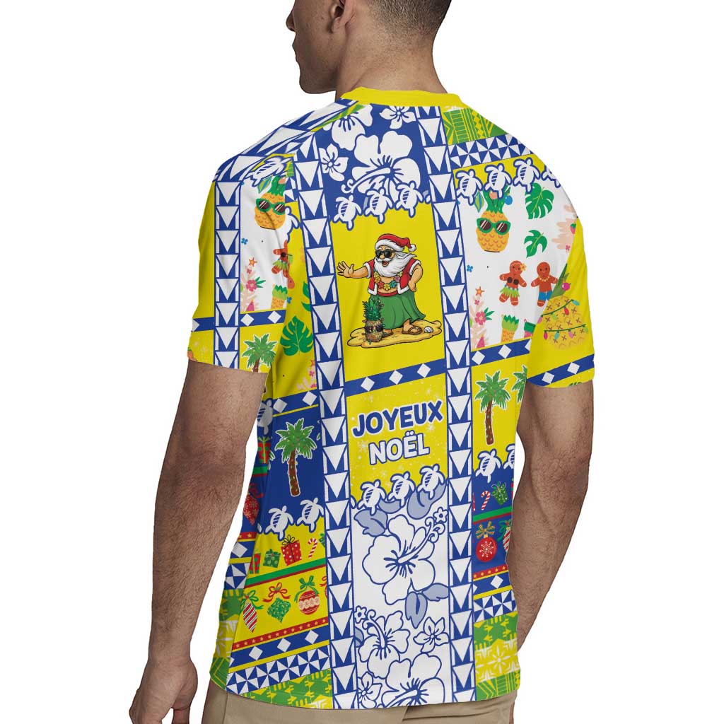 New Caledonia Christmas Rugby Jersey Festive Beach Vibes - Polynesian Pride