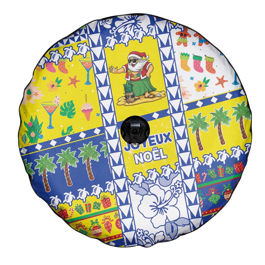 New Caledonia Christmas Spare Tire Cover Festive Beach Vibes - Polynesian Pride