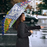 New Caledonia Christmas Umbrella Festive Beach Vibes - Polynesian Pride