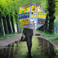 New Caledonia Christmas Umbrella Festive Beach Vibes - Polynesian Pride