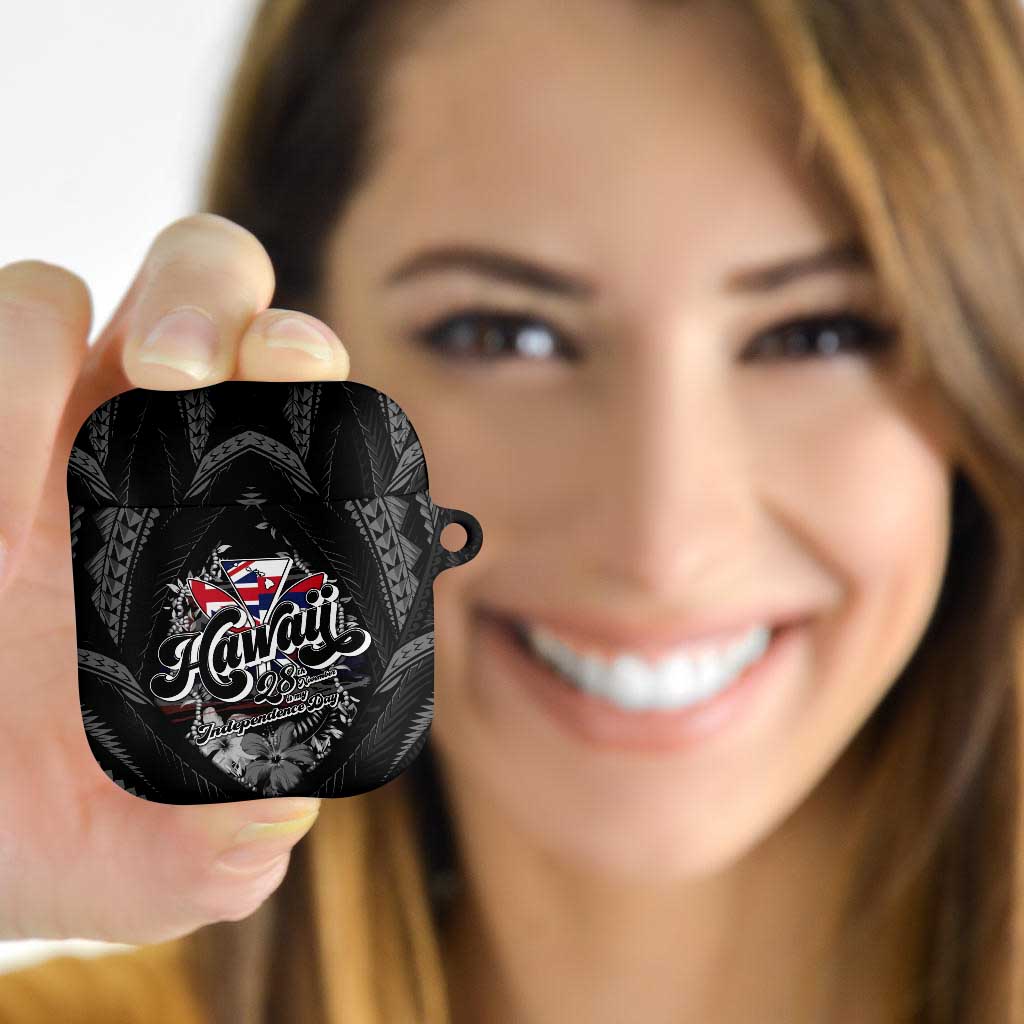 Hawaii November 28th AirPods Case Kanaka Maoli Tribal Pattern - Polynesian Pride