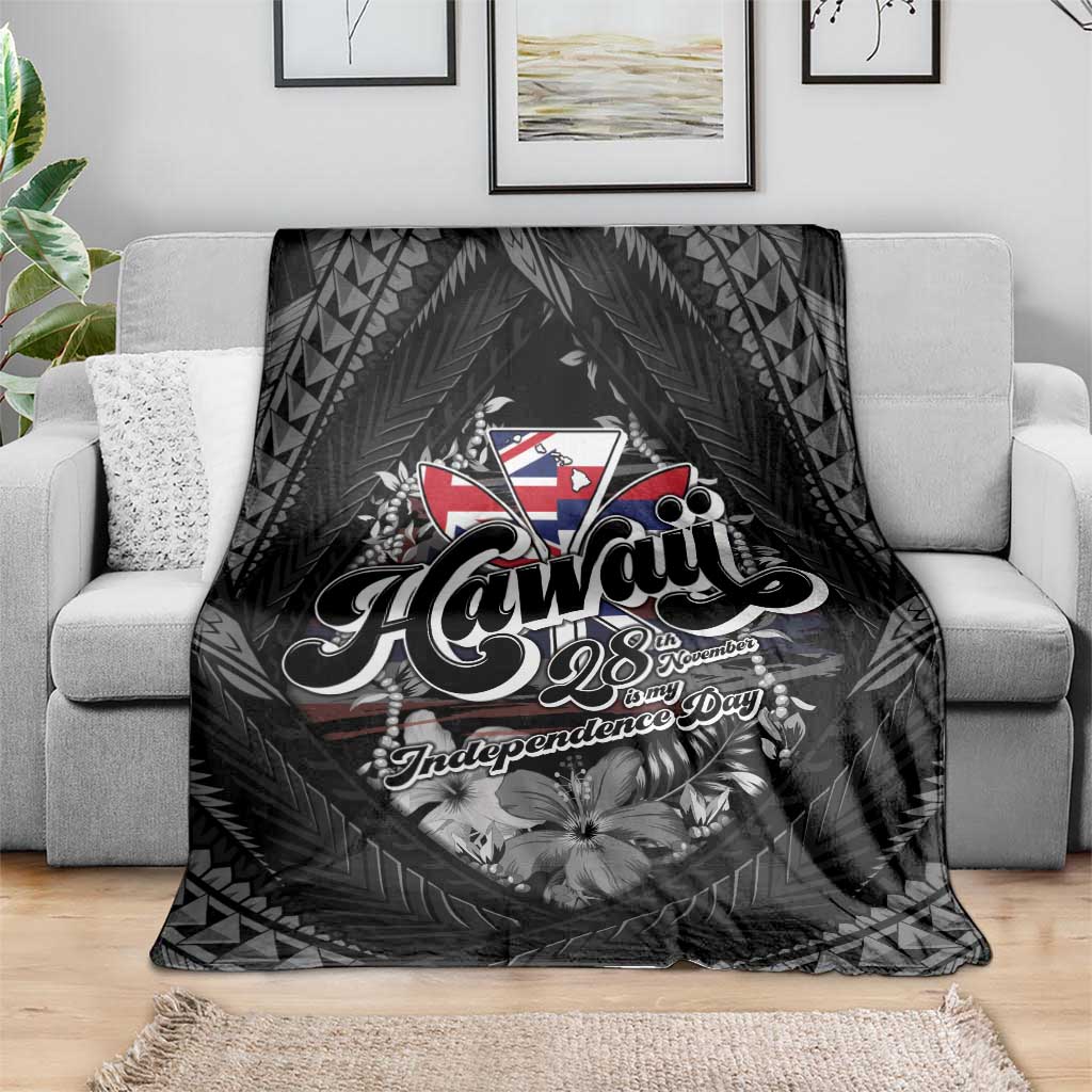 Hawaii November 28th Blanket Kanaka Maoli Tribal Pattern - Polynesian Pride