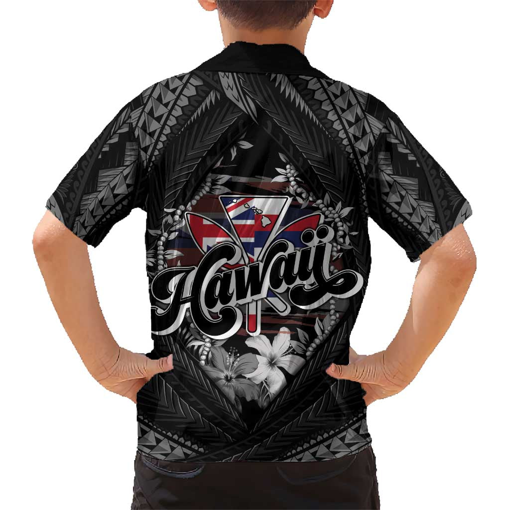Hawaii November 28th Family Matching Long Sleeve Bodycon Dress and Hawaiian Shirt Kanaka Maoli Tribal Pattern - Polynesian Pride