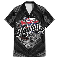 Hawaii November 28th Family Matching Long Sleeve Bodycon Dress and Hawaiian Shirt Kanaka Maoli Tribal Pattern - Polynesian Pride