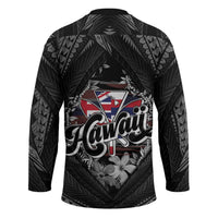 Hawaii November 28th Hockey Jersey Kanaka Maoli Tribal Pattern - Polynesian Pride