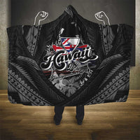 Hawaii November 28th Hooded Blanket Kanaka Maoli Tribal Pattern - Polynesian Pride