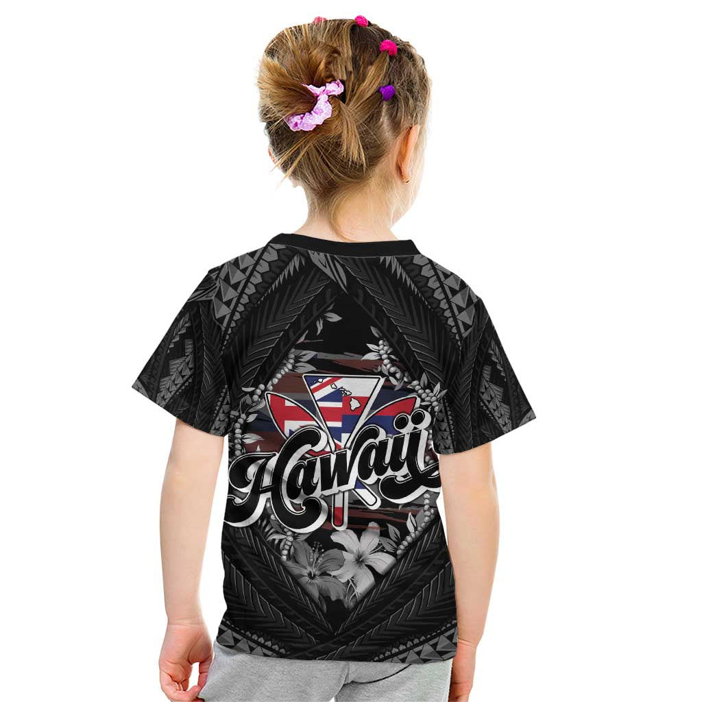Hawaii November 28th Kid T Shirt Kanaka Maoli Tribal Pattern - Polynesian Pride