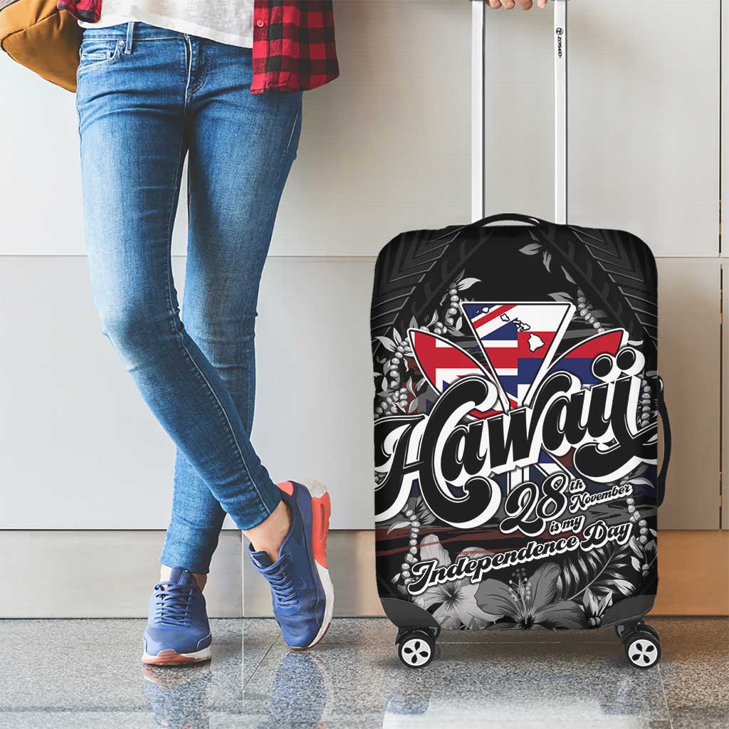Hawaii November 28th Luggage Cover Kanaka Maoli Tribal Pattern - Polynesian Pride