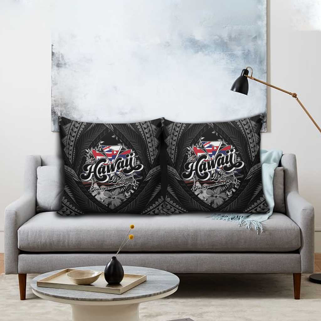 Hawaii November 28th Pillow Cover Kanaka Maoli Tribal Pattern - Polynesian Pride