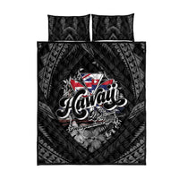 Hawaii November 28th Quilt Bed Set Kanaka Maoli Tribal Pattern - Polynesian Pride