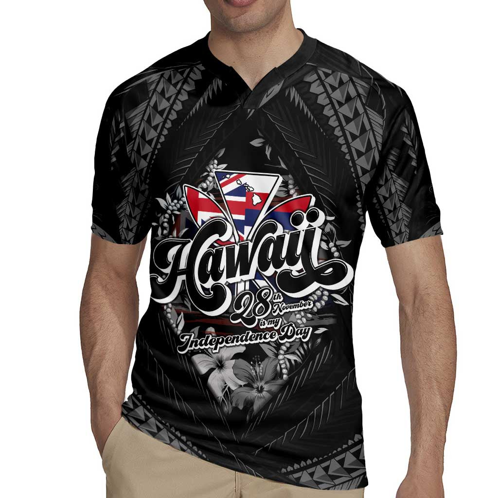 Hawaii November 28th Rugby Jersey Kanaka Maoli Tribal Pattern - Polynesian Pride