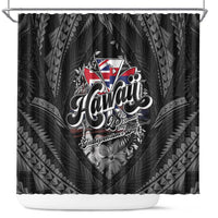 Hawaii November 28th Shower Curtain Kanaka Maoli Tribal Pattern - Polynesian Pride
