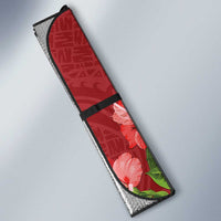 Puerto Rico Coqui Frog Auto Sun Shade Tropical Flowers Polynesian Style LT05 - Polynesian Pride