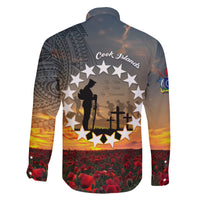 Cook Islands ANZAC Day Family Matching Short Sleeve Bodycon Dress and Hawaiian Shirt Lest We Forget LT05 - Polynesian Pride
