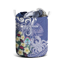 Hafa Adai Guam Laundry Basket Latte Stone With Coconut Crab