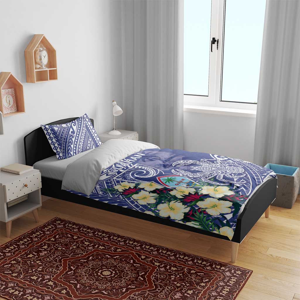 Hafa Adai Guam Bedding Set Latte Stone With Coconut Crab