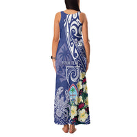 Personalised Hafa Adai Guam Family Matching Tank Maxi Dress and Hawaiian Shirt Latte Stone With Coconut Crab