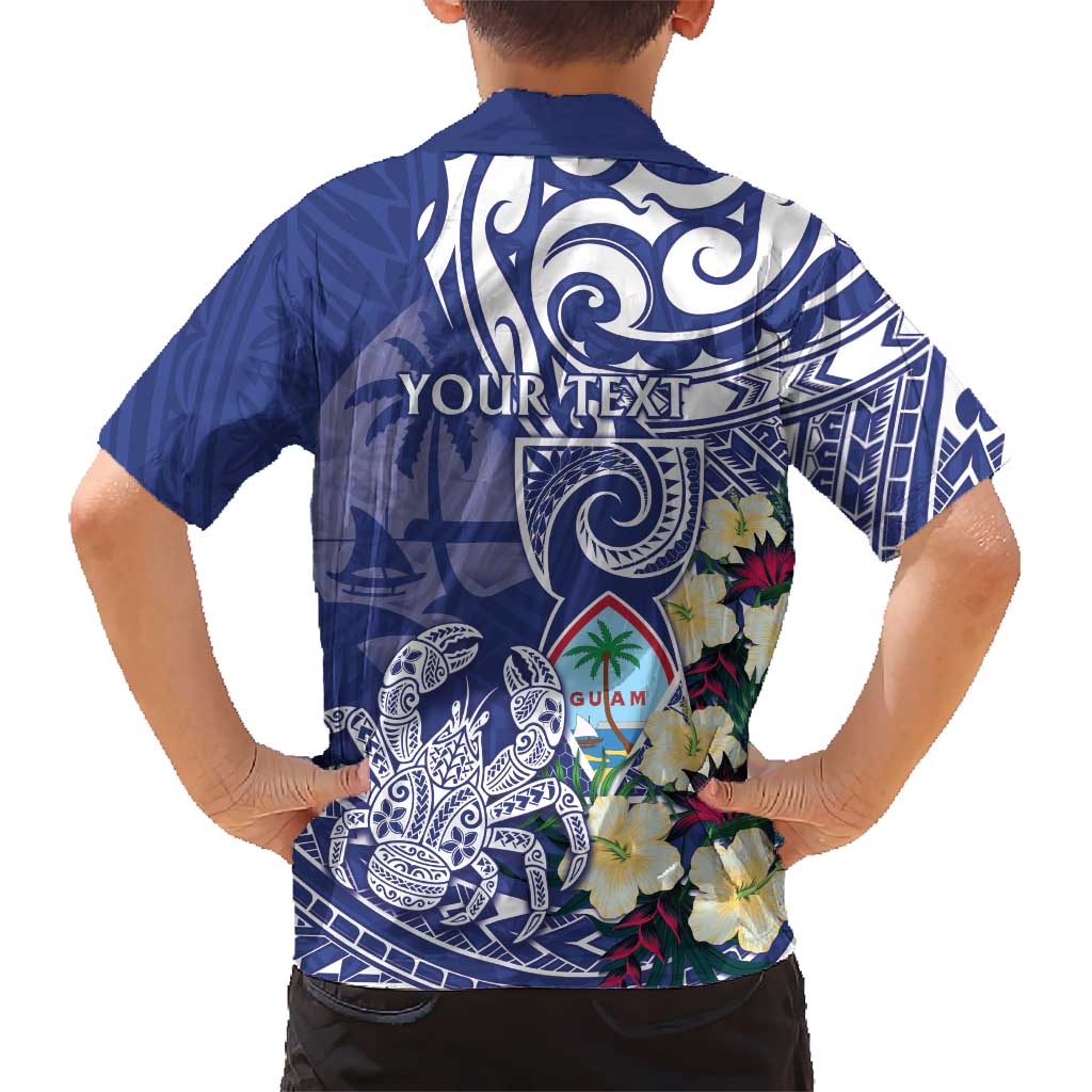 Personalised Hafa Adai Guam Hawaiian Shirt Latte Stone With Coconut Crab