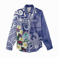 Personalised Hafa Adai Guam Women Casual Shirt Latte Stone With Coconut Crab LT05 - Polynesian Pride