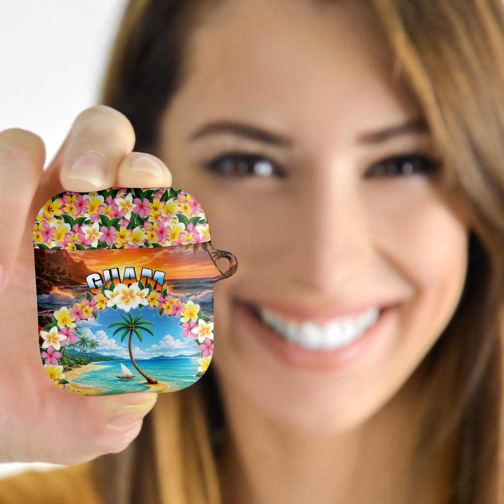Guam AirPods Case Eternal Summer Sunset Beach