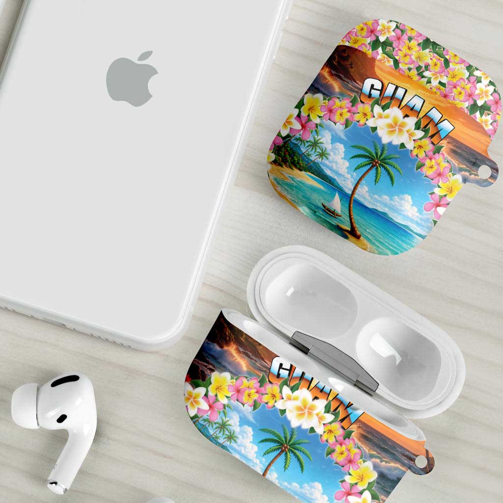 Guam AirPods Case Eternal Summer Sunset Beach
