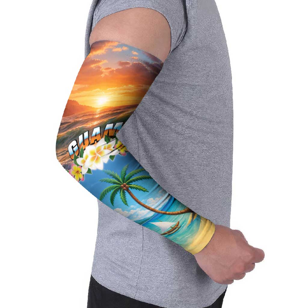 Guam Arm Sleeves Eternal Summer Sunset Beach